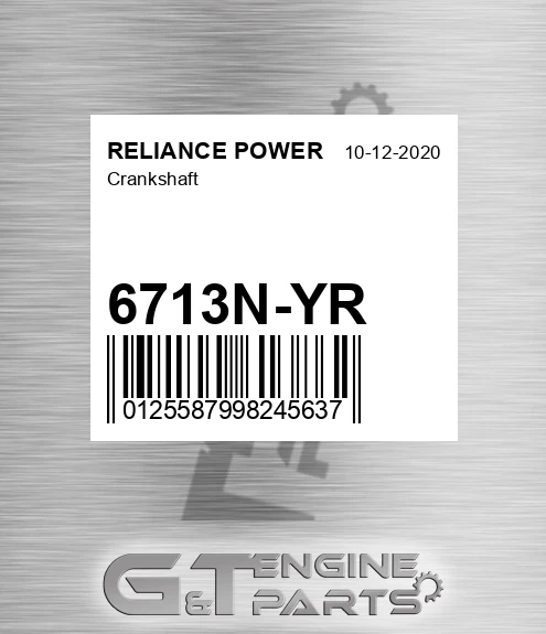 6713N-YR Crankshaft