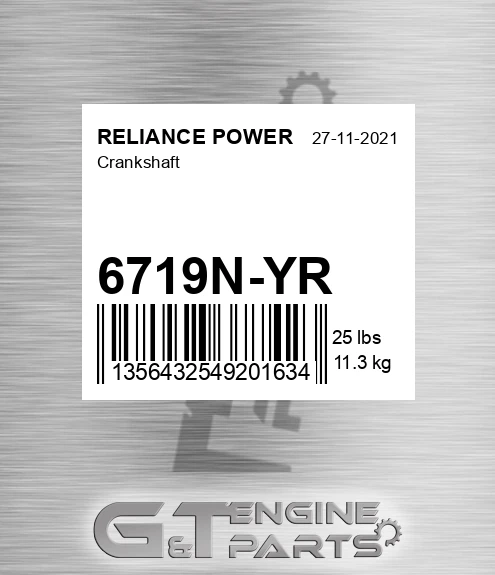 6719N-YR Crankshaft