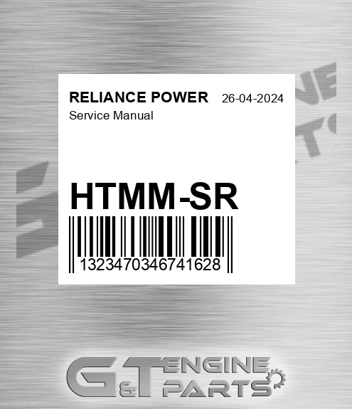HTMM-SR Service Manual for RELIANCE POWER
