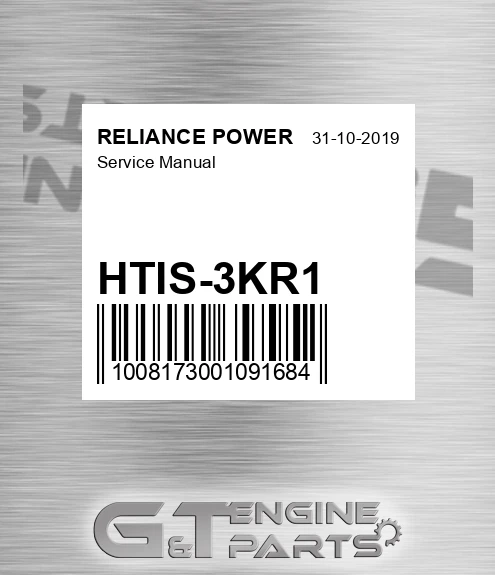 HTIS-3KR1 Service Manual for RELIANCE POWER