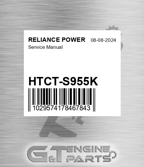 HTCT-S955K Service Manual for RELIANCE POWER