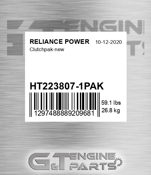 HT223807-1PAK Clutchpak-new