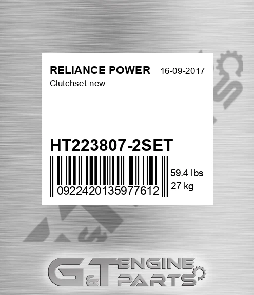 HT223807-2SET Clutchset-new