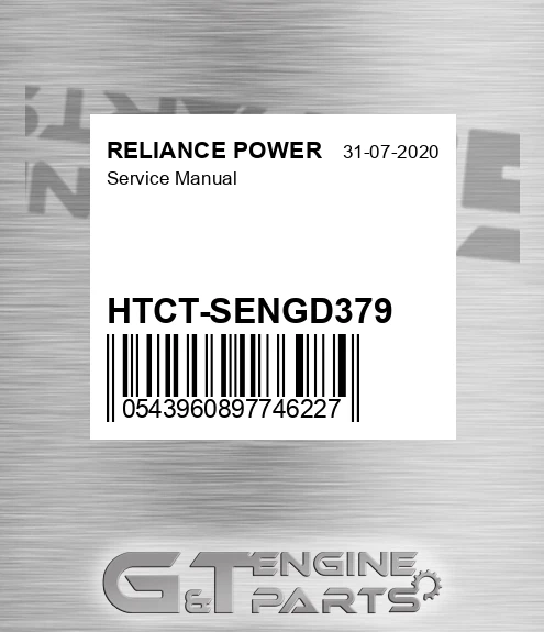 HTCT-SENGD379 Service Manual for RELIANCE POWER