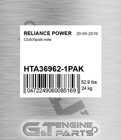HTA36962-1PAK Clutchpak-new