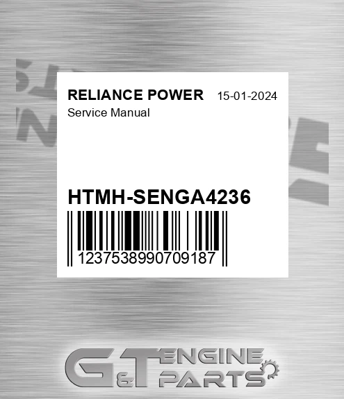 HTMH-SENGA4236 Service Manual for RELIANCE POWER