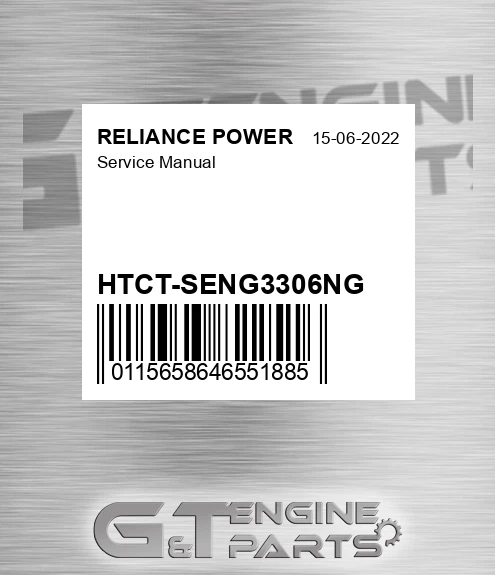 HTCT-SENG3306NG Service Manual for RELIANCE POWER