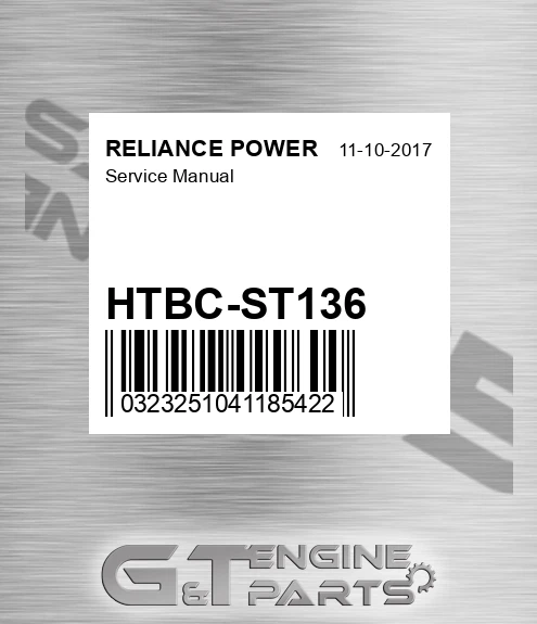 HTBC-ST136 Service Manual for RELIANCE POWER