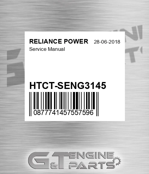 HTCT-SENG3145 Service Manual for RELIANCE POWER