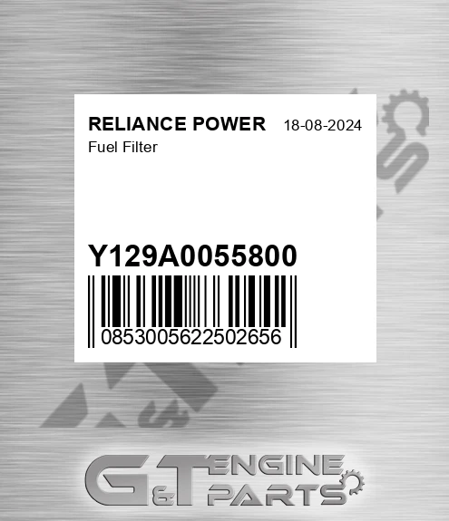 Y129A0055800 Fuel Filter