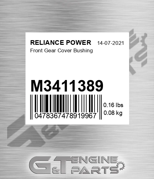 M3411389 Front Gear Cover Bushing