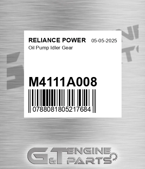 M4111A008 Oil Pump Idler Gear