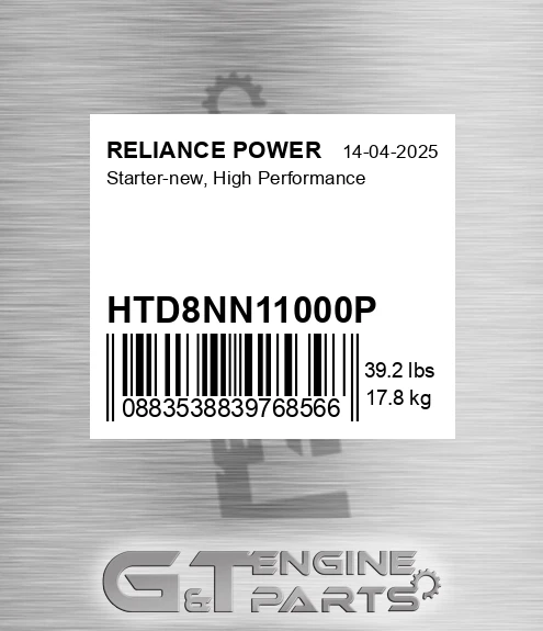 HTD8NN11000P Starter-new, High Performance for RELIANCE POWER
