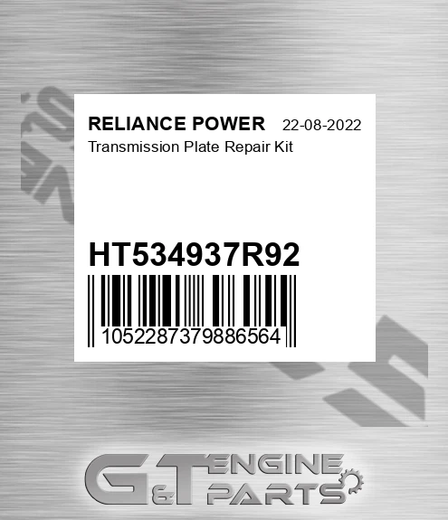 HT534937R92 Transmission Plate Repair Kit