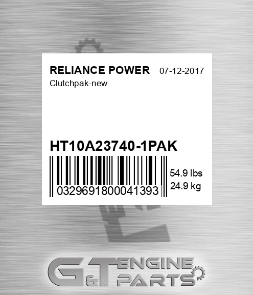 HT10A23740-1PAK Clutchpak-new