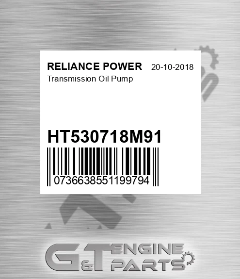 HT530718M91 Transmission Oil Pump