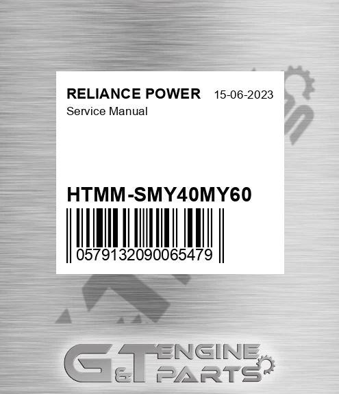 HTMM-SMY40MY60 Service Manual for RELIANCE POWER