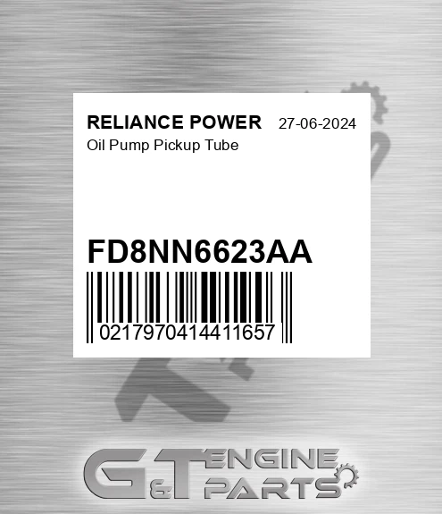 FD8NN6623AA Oil Pump Pickup Tube