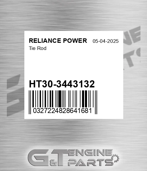 HT30-3443132 Tie Rod for RELIANCE POWER