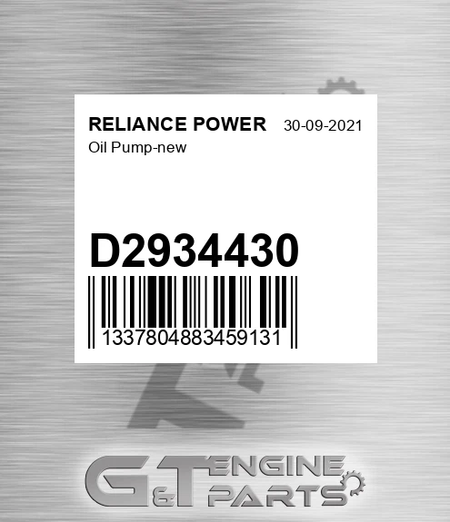 D2934430 Oil Pump-new
