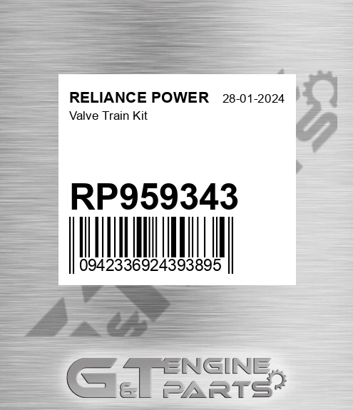 RP959343 Valve Train Kit for RELIANCE POWER