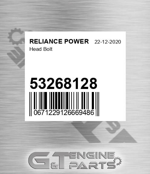 53268128 Head Bolt
