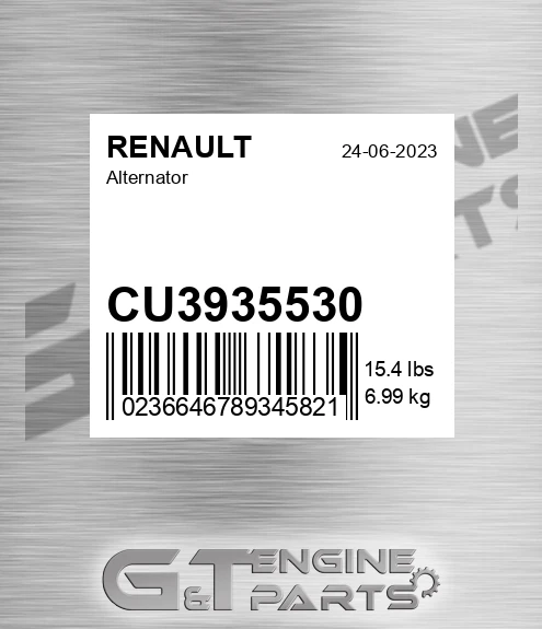 CU3935530 Alternator