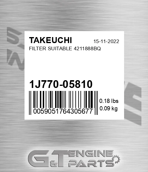 1J770-05810 Filter Suitable 4211888bq