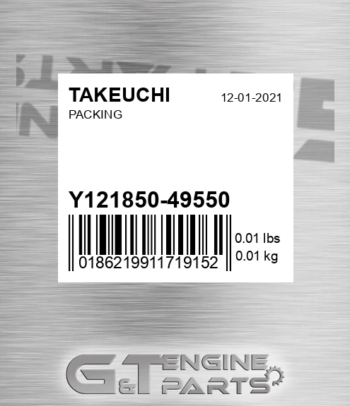 Y121850-49550 Packing