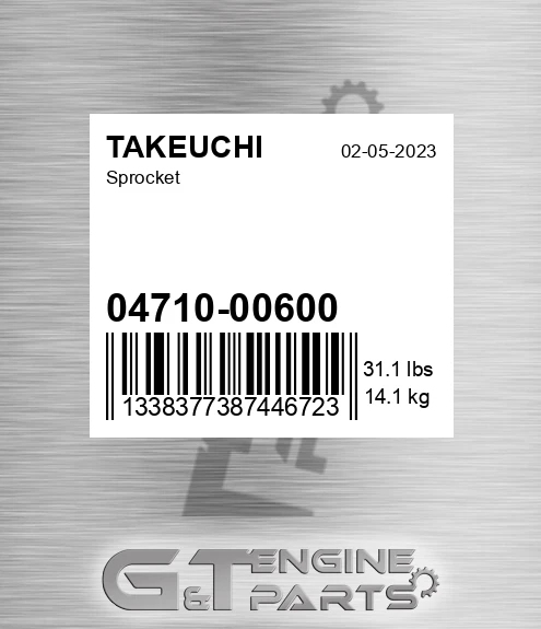 04710-00600 Sprocket
