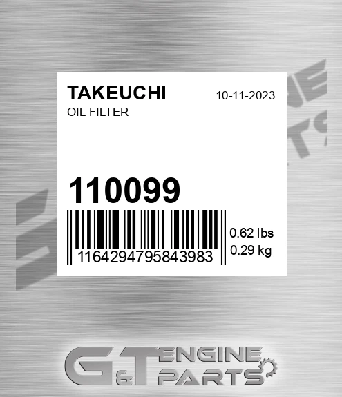 110099 Oil Filter