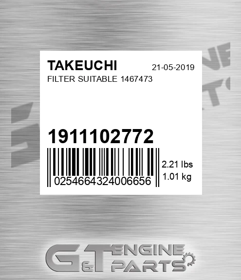 1911102772 Filter Suitable 1467473