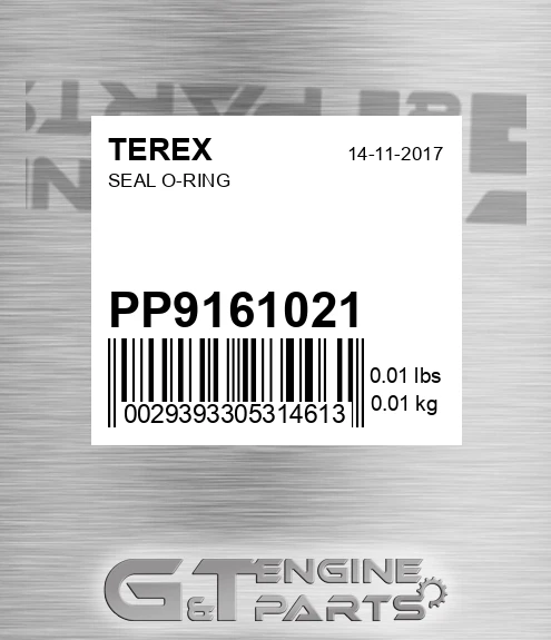 PP9161021 Seal O-ring