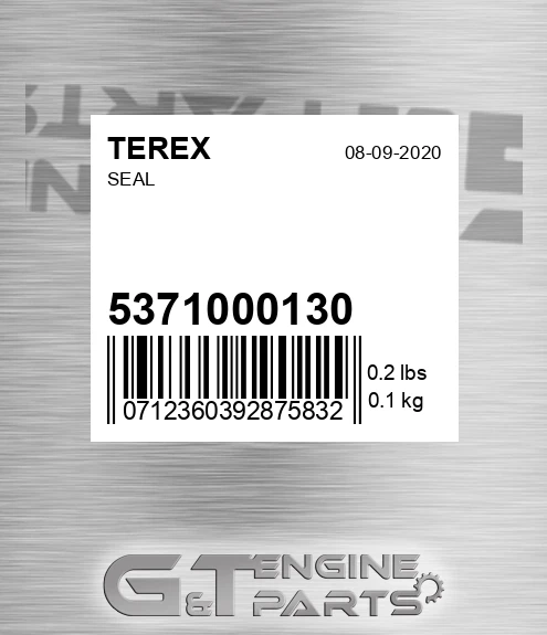 5371000130 Seal for TEREX