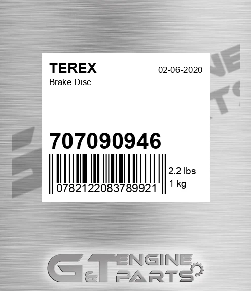 707090946 Brake Disc