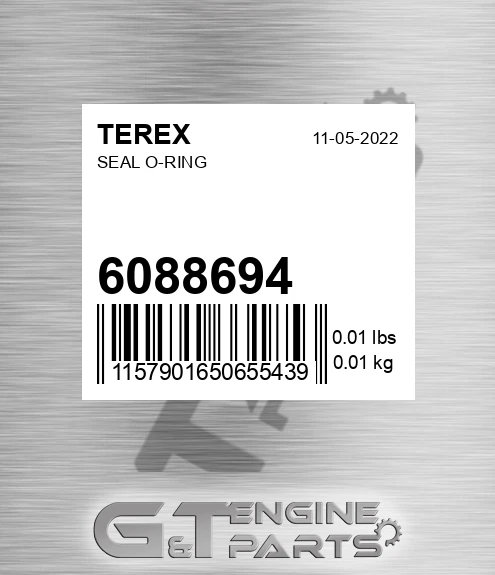 6088694 Seal O-ring