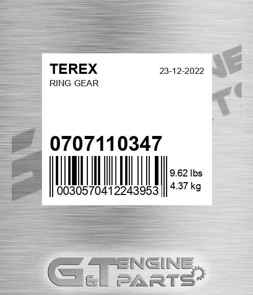 0707110347 Ring Gear