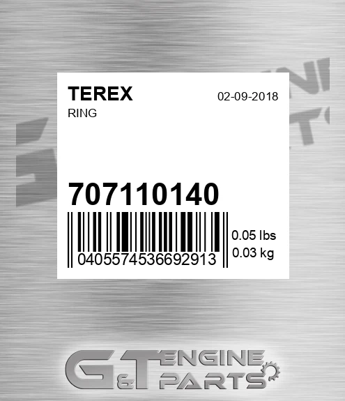 707.110.140 Ring for TEREX