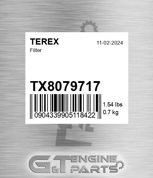 TX8079717 Filter