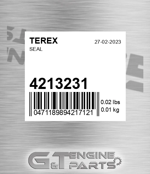 4213231 TEREX Seal
