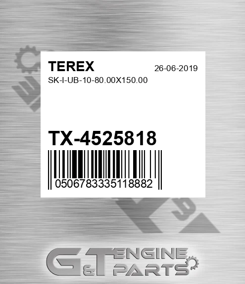 TX-4525818 TEREX Sk-i-ub-10-80.00x150.00