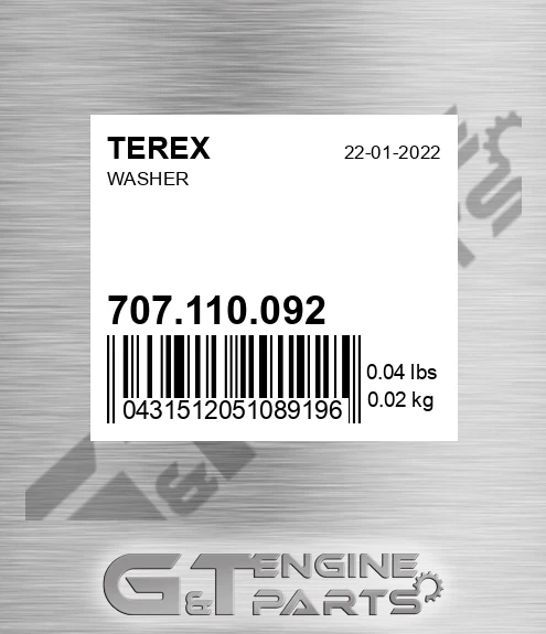 707.110.092 Washer