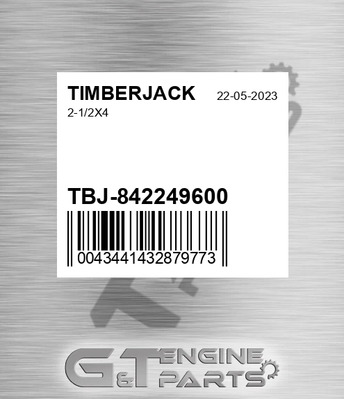 TBJ-842249600 2-1/2x4