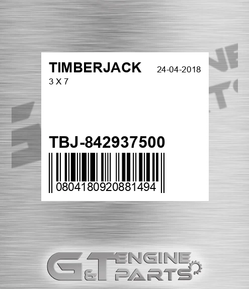 TBJ-842937500 3 X 7
