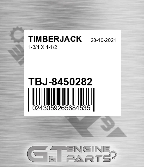 TBJ-8450282 1-3/4 X 4-1/2