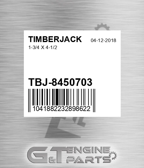 TBJ-8450703 1-3/4 X 4-1/2