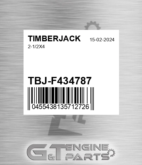 TBJ-F434787 2-1/2x4
