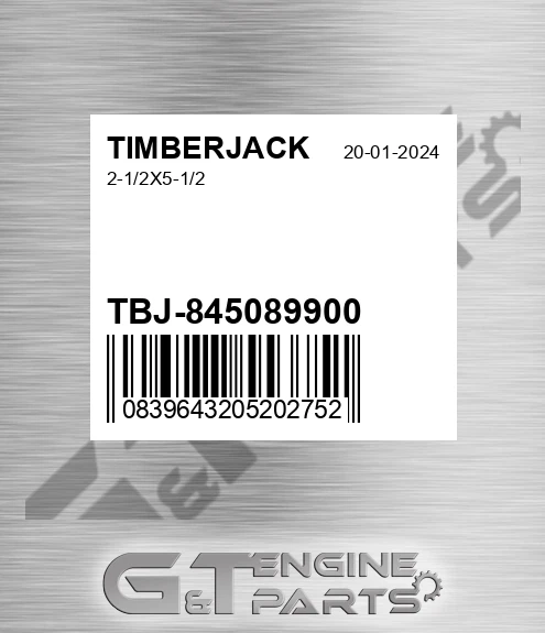 TBJ-845089900 2-1/2x5-1/2