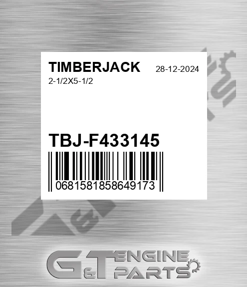 TBJ-F433145 2-1/2x5-1/2