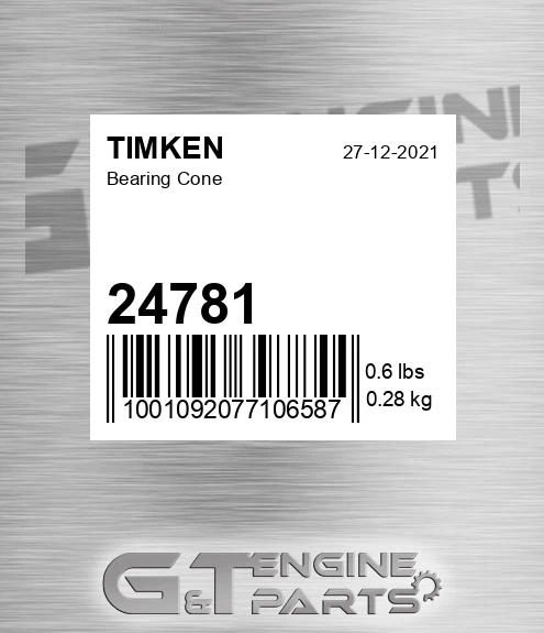 24781 TIMKEN Bearing Cone